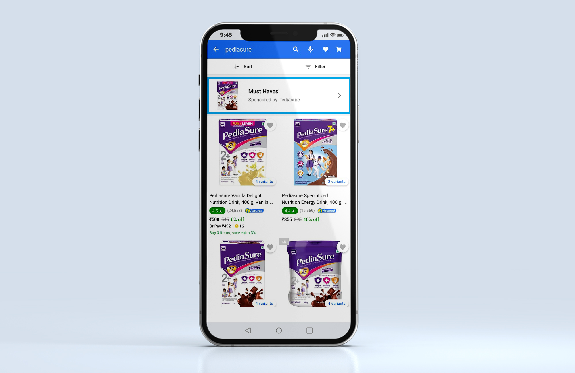 Flipkart PCA Ads