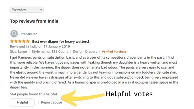 helpful votes
