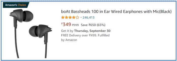 Amazon Choice Screenshot