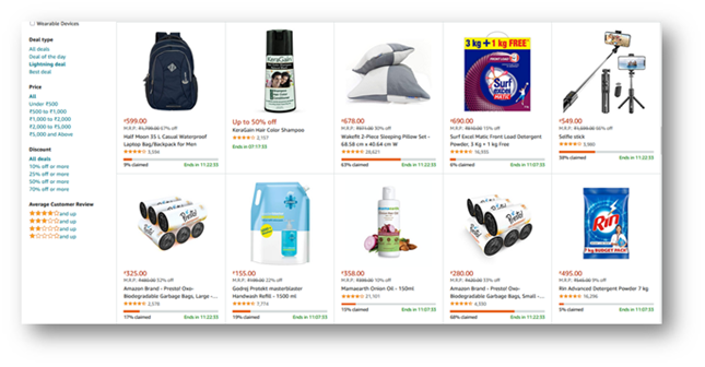 Amazon Lightning Deals Amazon Lightning Deals