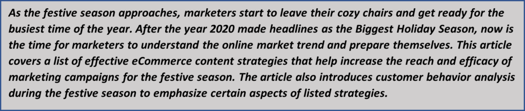eCommerce content strategies