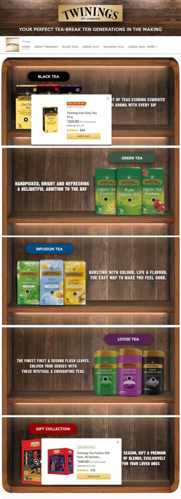 Amazon brand store twinnings Amazon brand store twinnings