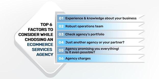 factors to consider while choosing eCommerce services agency factors to consider while choosing eCommerce services agency