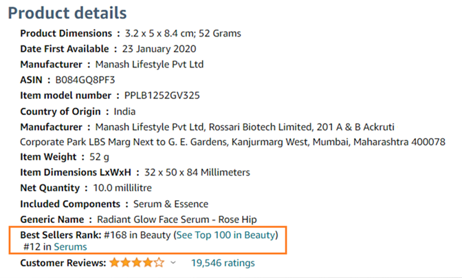 Amazon Best Seller Badge location Amazon Best Seller Badge location