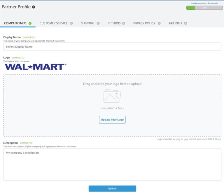walmart marketplace partner profile walmart marketplace partner profile